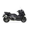 IXIL Dual Hyperlow XXL Full System for Kymco AK550 in Matt polished Stainless Steel