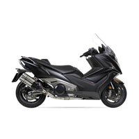 IXIL Dual Hyperlow XXL Full System for Kymco AK550 in Matt polished Stainless Steel