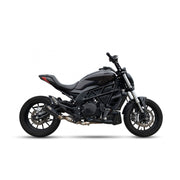 IXIL Race Xtrem Black Silencer with link pipe and removable dB killer for Benelli BN502C 2019–2021