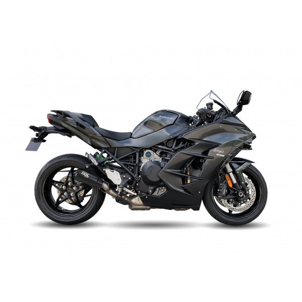 IXIL Race Xtrem Black Silencer for Kawasaki Ninja H2, Ninja H2 SX and Ninja H2 SE