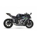 IXIL Race Xtrem Black Silencer for Kawasaki ZX-10R in Black painted Inox AISI304 Stainless Steel
