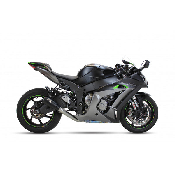 IXIL Race Xtrem Black Silencer for Kawasaki ZX-10R in Black painted Inox AISI304 Stainless Steel