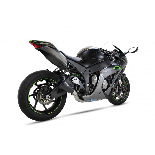 IXIL Race Xtrem Black Silencer for Kawasaki ZX-10R in Black painted Inox AISI304 Stainless Steel_1