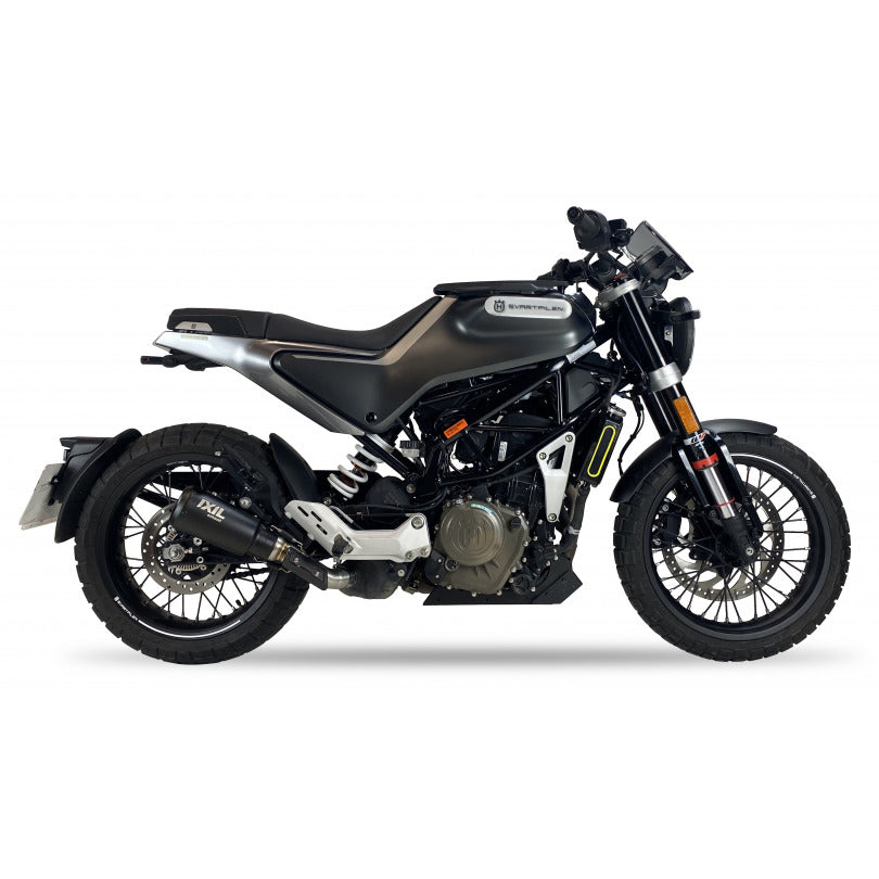 IXIL Race Xtrem Black Slip on Exhaust | Husqvarna Svartpilen 125 2021-23