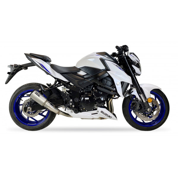 IXIL Race Xtrem slip-on silencer with removable dB killer for Suzuki GSR750 C5 2011–2016