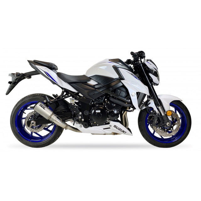 IXIL Race Xtrem slip-on silencer with removable dB killer for Suzuki GSR750 C5 2011–2016
