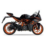 IXIL Race Xtrem Black Slip on Exhaust | KTM RC 125 2021-24