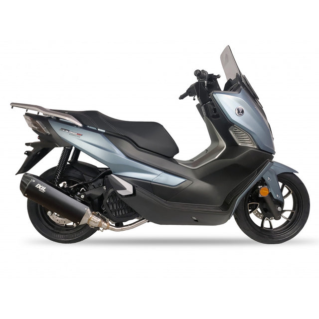 IXIL Hexoval Xtrem Black Full System for Voge SR1 GT in Black painted Stainless Steel
