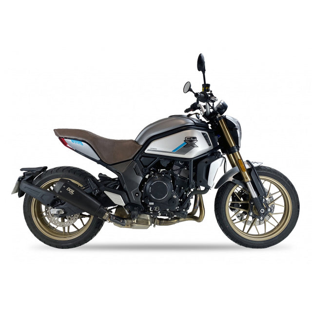 IXIL Sport Xtrem Black slip-on silencer with removable dB killer for CFMOTO 700 CL-X 2019–2023