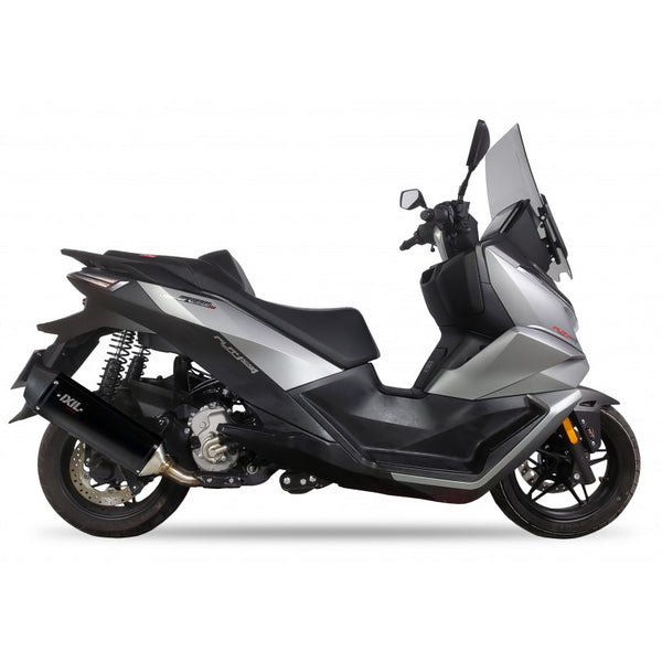 IXIL Hexoval Xtrem Black Silencer for Voge SR3 in Black Stainless Steel