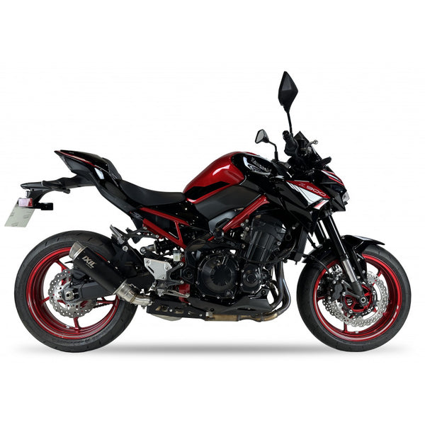 IXIL Sport Xtrem Black Silencer for Kawasaki Z900 A2 in Black Stainless Steel