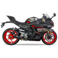 IXIL Race Xtrem Black Silencer for CF Moto 450 SR-S in Black painted Inox AISI304