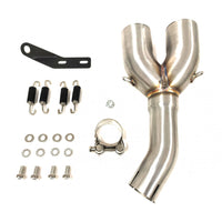 IXIL Dual Race Xtrem Black Silencer for Macbor Eight Mille 500, Eight Mille 500 SCR & Eight Mille 500 STR in Black painted Inox AISI304