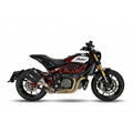 IXIL Dual Race Xtrem Black Silencer for Indian FTR1200 & FTR1200 S in Black painted Inox AISI304