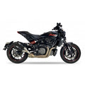IXIL Dual Race Xtrem Black Silencer for Indian FTR1200, FTR1200 S & FTR1200 Rally in Black painted Inox AISI304