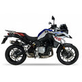 IXIL Sport Xtrem Black Silencer for BMW F750GS in Black painted Inox AISI304