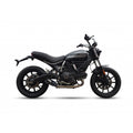 IXIL Race Xtrem Black slip-on exhaust for Ducati Scrambler 400 with compact conical design