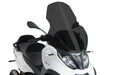 Puig Dark Smoke Touring Screen for the Piaggio MP3 500 - Motorcycle Performance Store