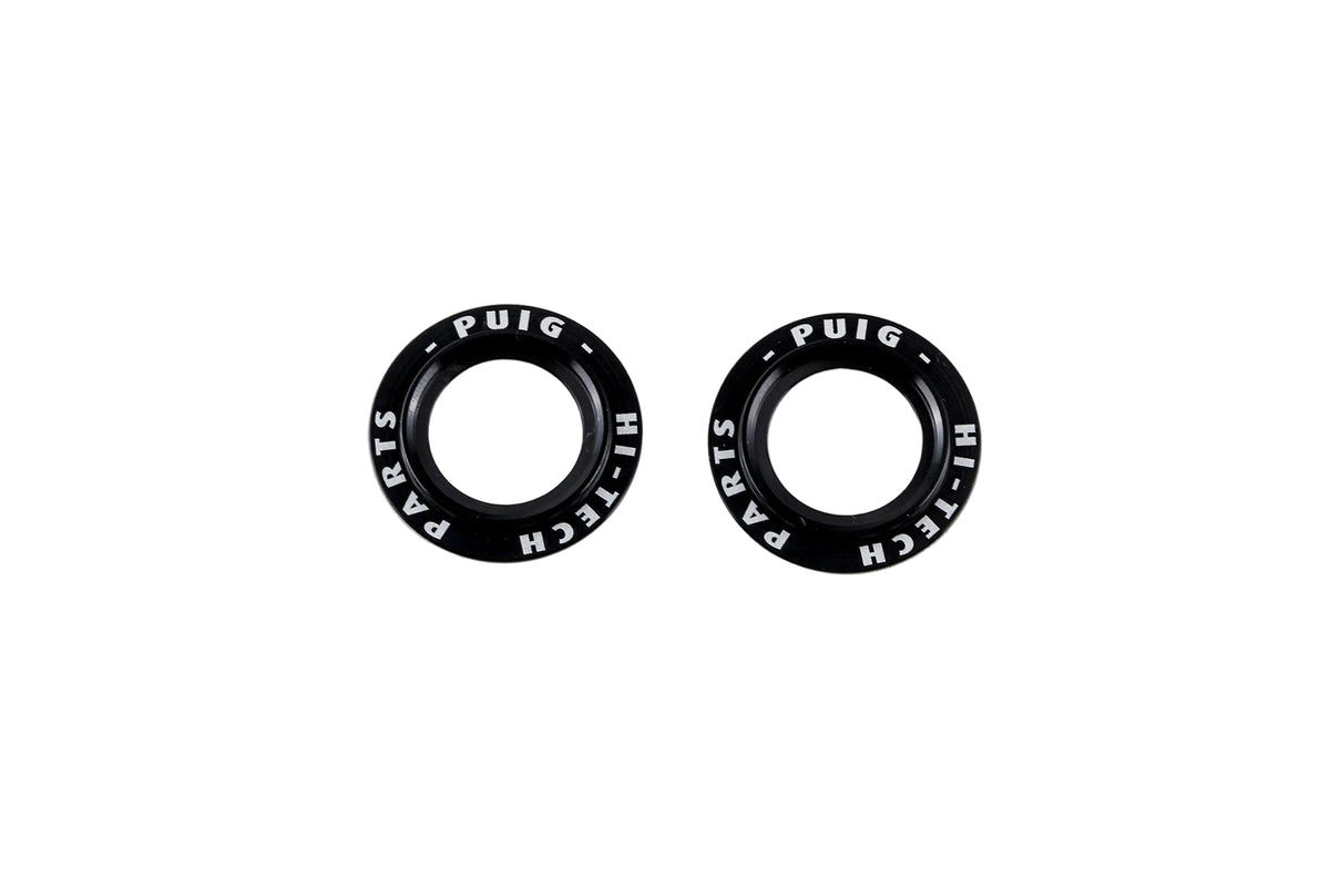 Puig 20271N Black Coloured Aluminium Rings 