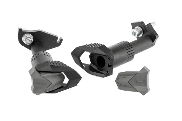Puig R19 Frame Sliders for the Suzuki GSX-S125 2020-2026. Upgraded Crash Protection