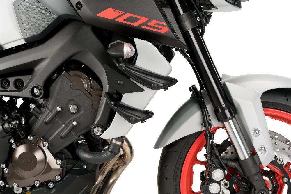 Puig Downforce Naked Spoilers Yamaha MT-09 (SP) 2017-20 - Motorcycle Performance Store