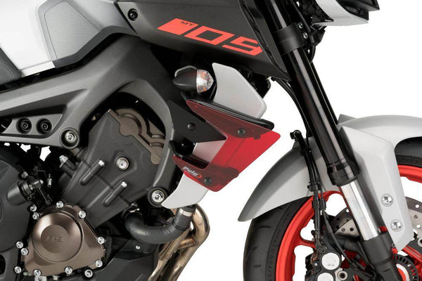 Puig Downforce Naked Spoilers Yamaha MT-09 (SP) 2017-20 - Motorcycle Performance Store