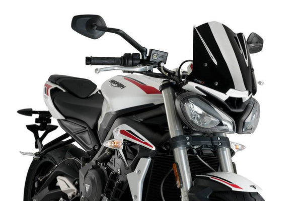 Puig Sport Screen Screen Triumph Street Triple 765R / RS 2020-22 - Motorcycle Performance Store