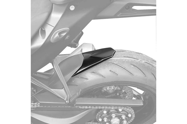 Puig rear fender extension fitted to KTM 1290 Super Duke R 2020–2024 matt black rear mudguard extender_1