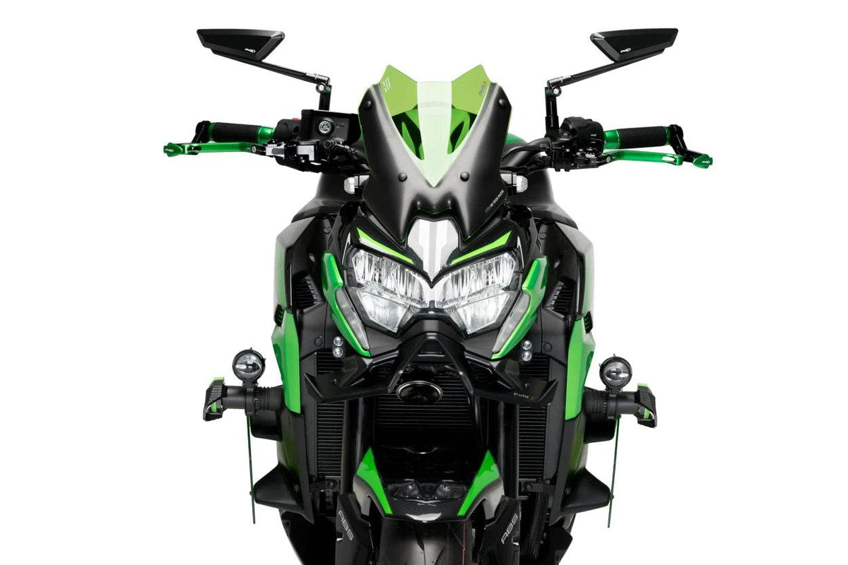 Puig Naked Front Spoiler Kawasaki Z900 (SE) 2020-24 - Motorcycle Performance Store