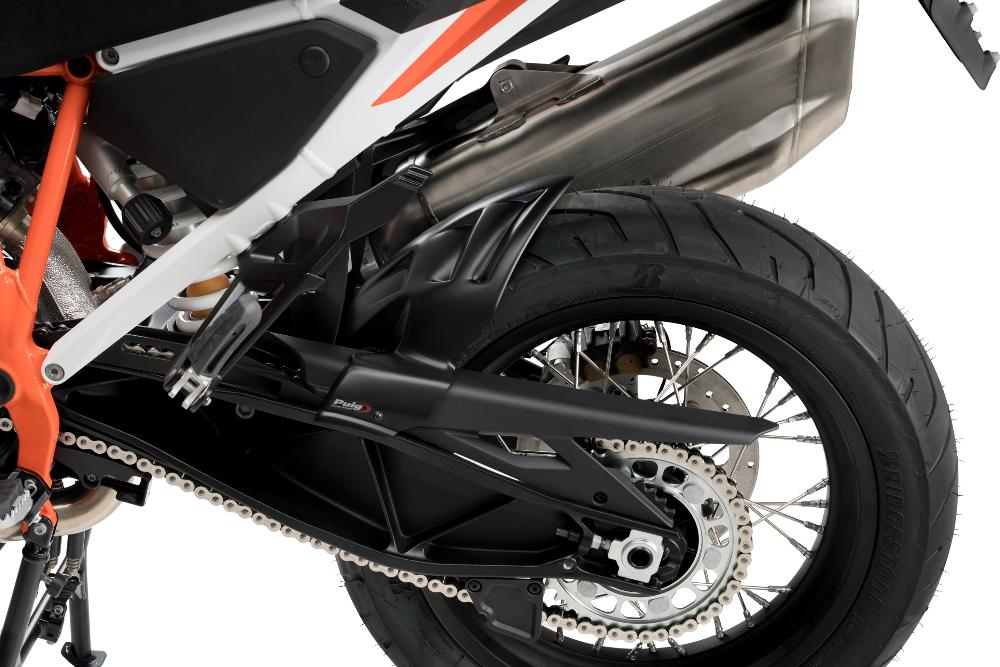 Puig Matt Black Rear Hugger for the KTM 1290 Super Adventure R/S - Motorcycle Performance Store