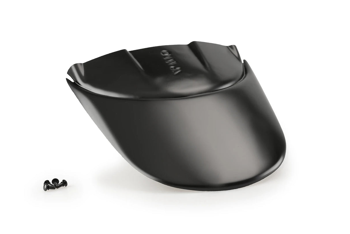 Puig rear fender extension fitted to Aprilia RS660 2021–2026 matt black rear mudguard extender