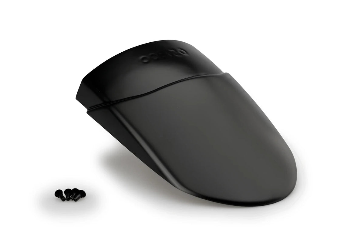Puig front fender extension fitted to Honda NT1100 2022–2024 black mudguard extender protection