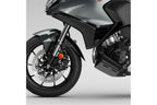 Puig front fender extension fitted to Honda NT1100 2022–2024 black mudguard extender protection_2