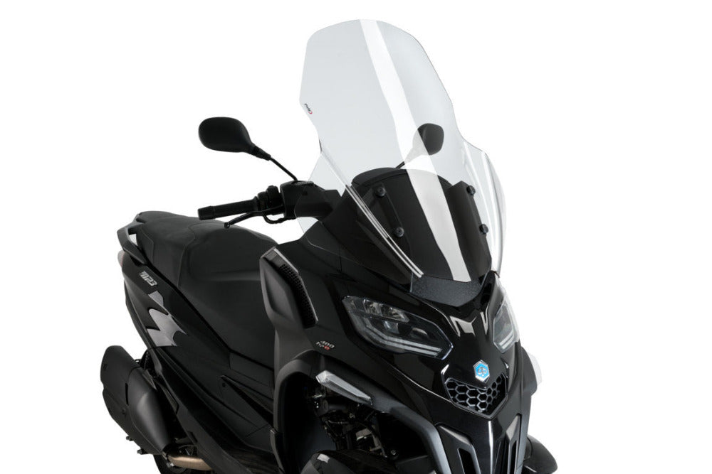 Puig V-Tech Clear Touring Screen for the Piaggio MP3 400
