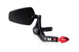Puig Red Brake Lever Protector with Rear View Mirror Pro