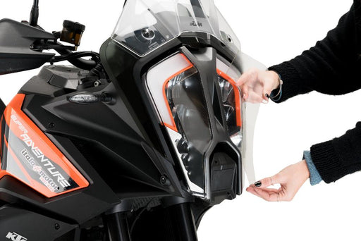 Puig Headlight Protector for the KTM 1290 Super Adventure R/S 2021-24 - Motorcycle Performance Store