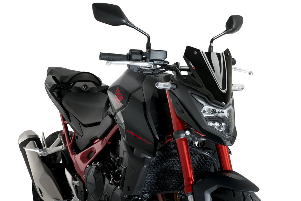 Puig Sport Screen | Black Honda CB750 Hornet 2023-24