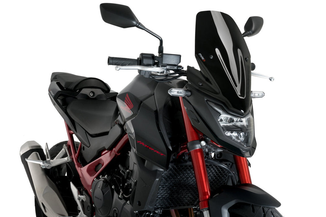 Puig Touring Screen | Black Honda CB750 Hornet 2023-24
