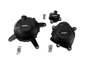 Puig Engine Protective Covers for Yamaha YZF-R3 in Matt Black