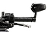Puig Bond Black / Silver Bar End Mirrors
