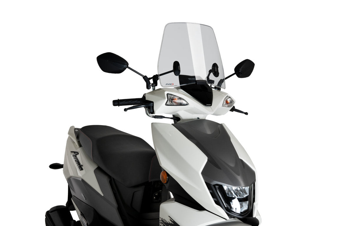 Puig Trafic Windshield - Suzuki Avenis 125i 2021-24 — Motorcycle