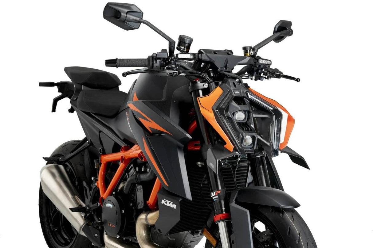 Puig Downforce Front Spoiler KTM 1390 Superduke R (Evo) 2024-25 - Motorcycle Performance Store