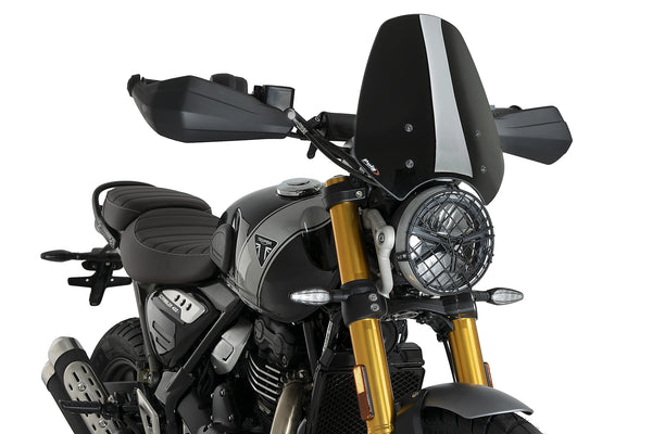 Pantalla deportiva nueva generación Puig Triumph Scrambler 400 X / XC 2024-26