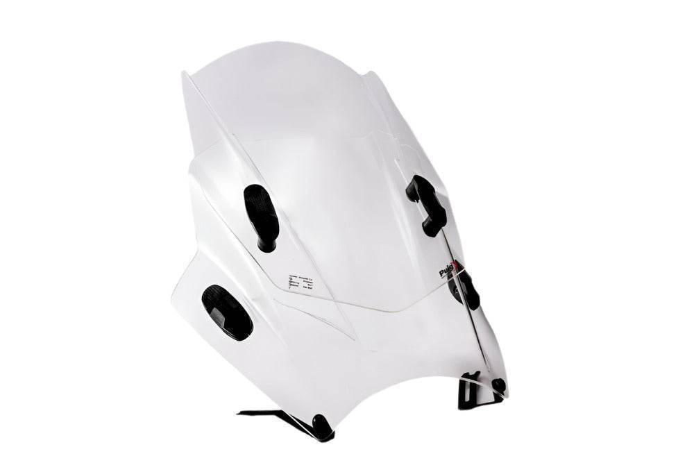 Puig 2193W Up Down Adjustable Screen height-adjustable polycarbonate motorcycle windscreen measuring 450-505 mm high x 410 mm wide