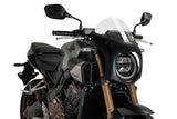 PUIG Black Retro Semi Fairing Screen Honda CB650R 2024-25