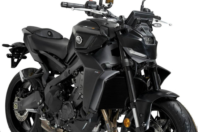 Puig Downforce Naked Side Spoilers Yamaha MT-09 (SP) 2024-25 - Motorcycle Performance Store