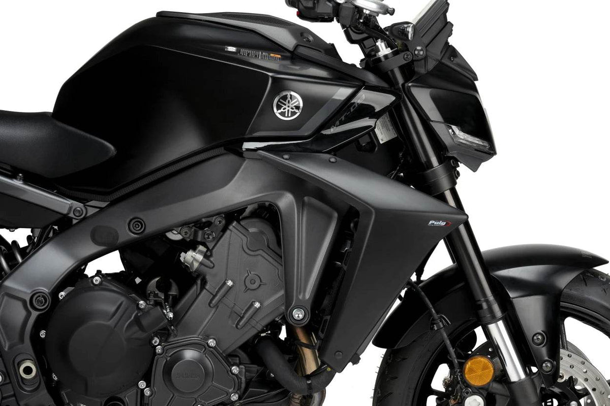 Puig Downforce Naked Side Spoilers Yamaha MT-09 (SP) 2024-25 - Motorcycle Performance Store