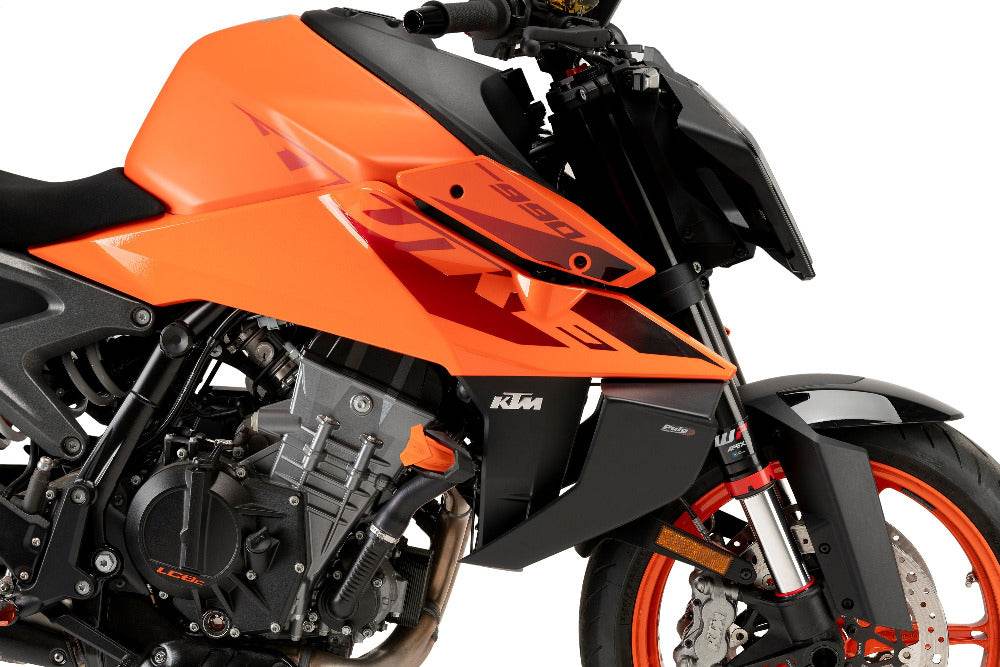 Puig Downforce Naked Side Spoilers KTM Duke 990 (R) 2024-25 - Motorcycle Performance Store