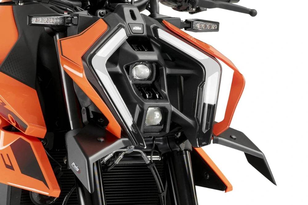 Puig Downforce Naked Front Spoiler KTM Duke 990 (R) 2024-25 - Motorcycle Performance Store