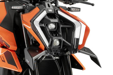 Puig Downforce Naked Front Spoiler KTM Duke 990 (R) 2024-25 - Motorcycle Performance Store